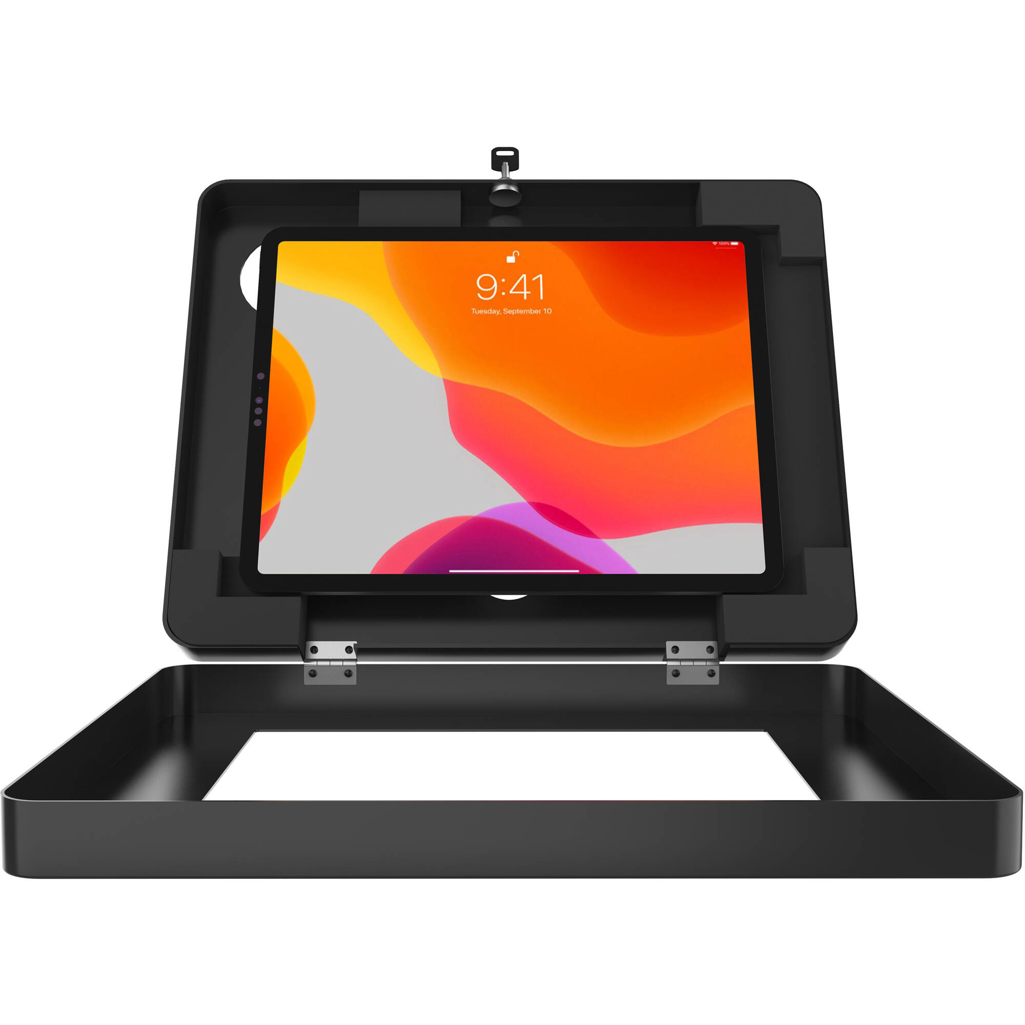 CTA Digital premium locking wall mount for secure fixed tablet installation — view 3