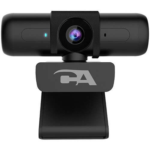 Cyber Acoustics WC2000 USB HD 1080p webcam with wide-angle lens and privacy shield — view 2