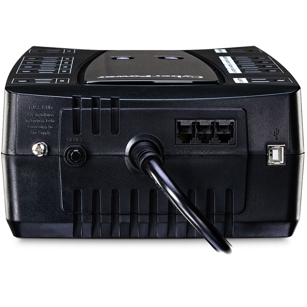 CyberPower AVRG900LCD 900 VA 480 W desktop UPS with LCD display and AVR — view 4