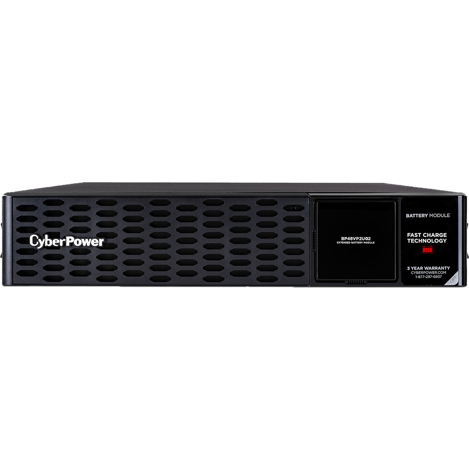 CyberPower BP48VP2U02 2U external battery pack for PR1500, PR2000, PR2200, and PR3000RTXL2U — view 2
