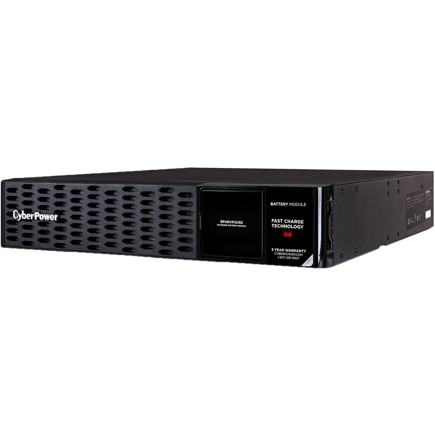 CyberPower BP48VP2U02 2U external battery pack for PR1500, PR2000, PR2200, and PR3000RTXL2U — view 3