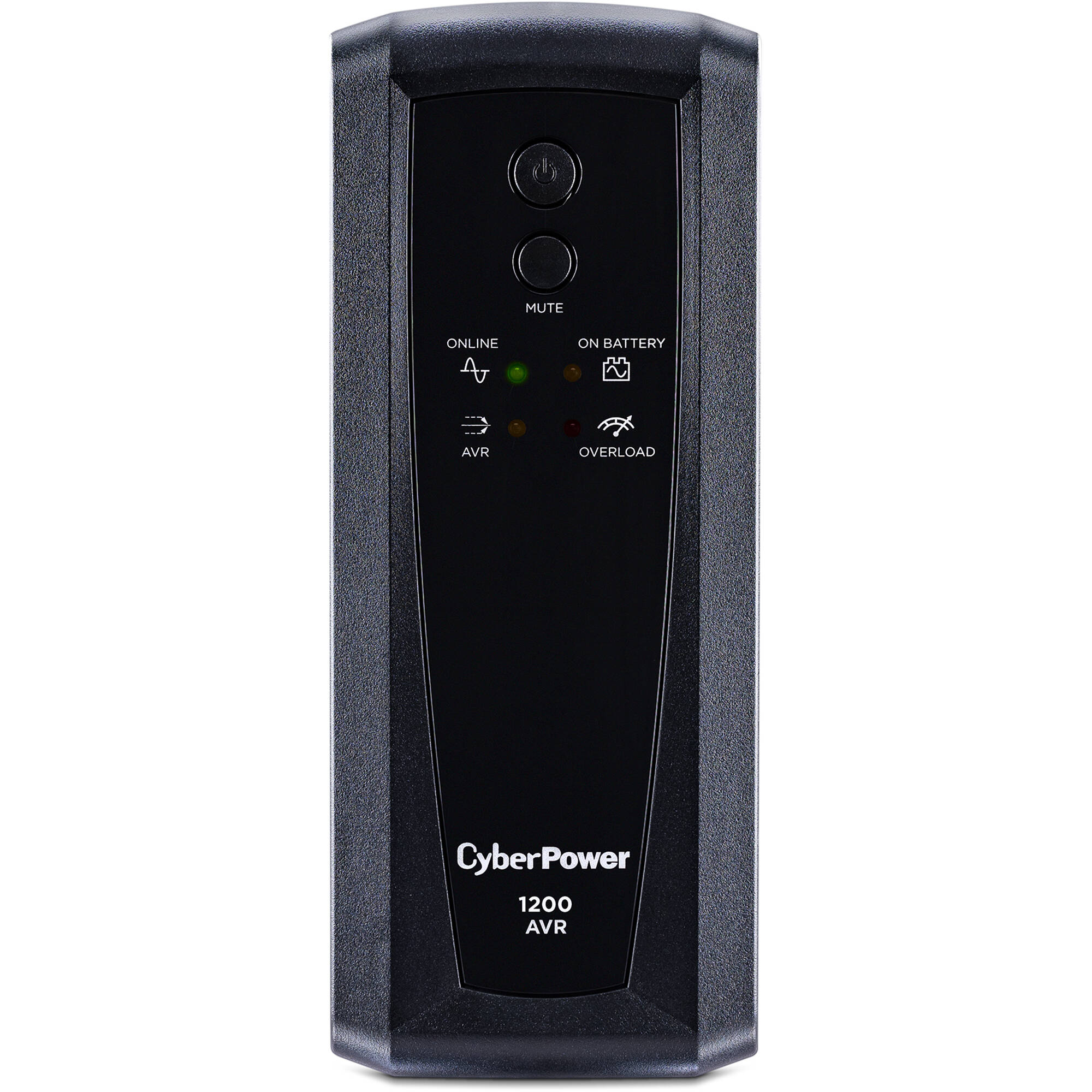 CyberPower CP1200AVR 1200VA 720W desktop UPS with AVR and 10 NEMA 5-15R outlets — view 2