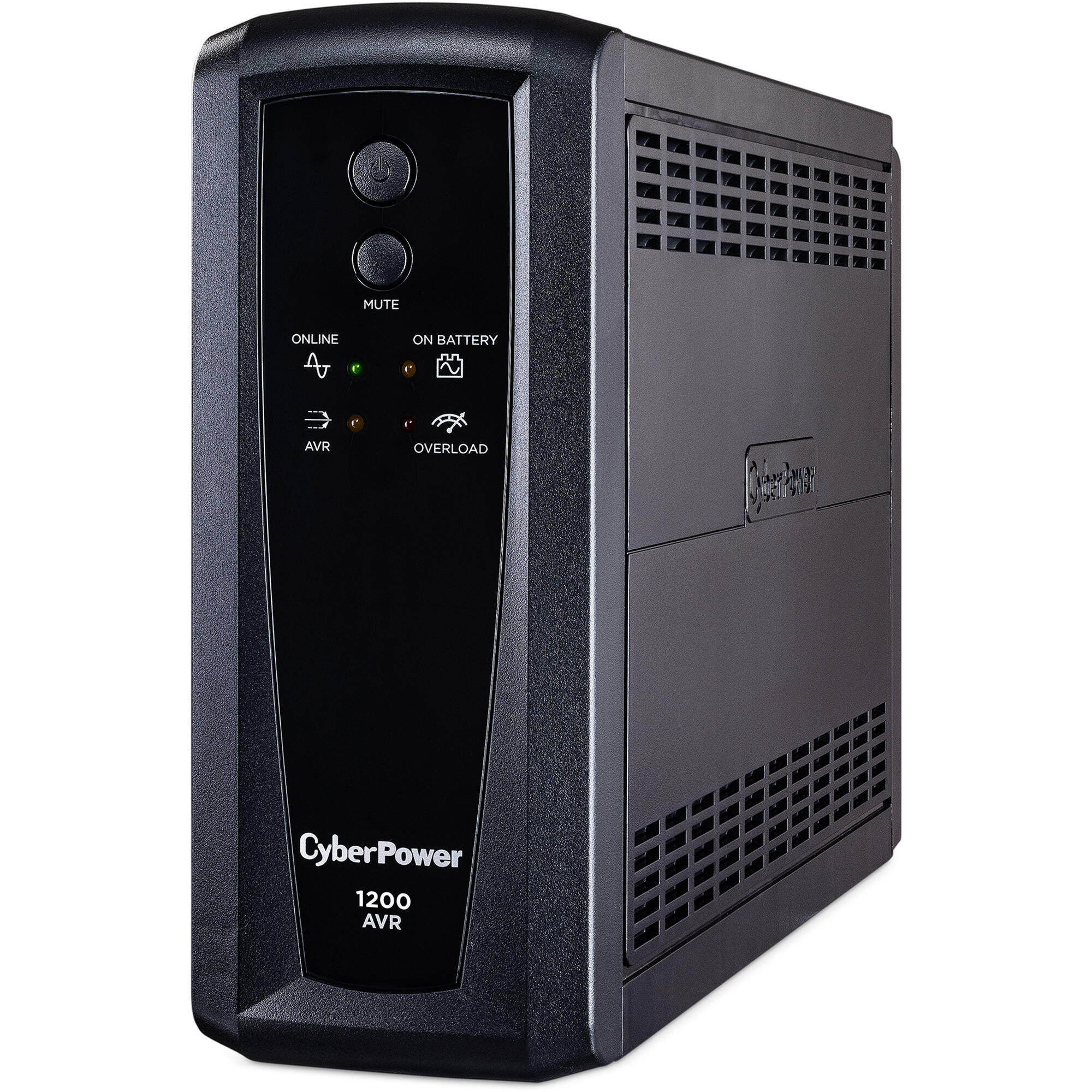 CyberPower CP1200AVR 1200VA 720W desktop UPS with AVR and 10 NEMA 5-15R outlets — view 3