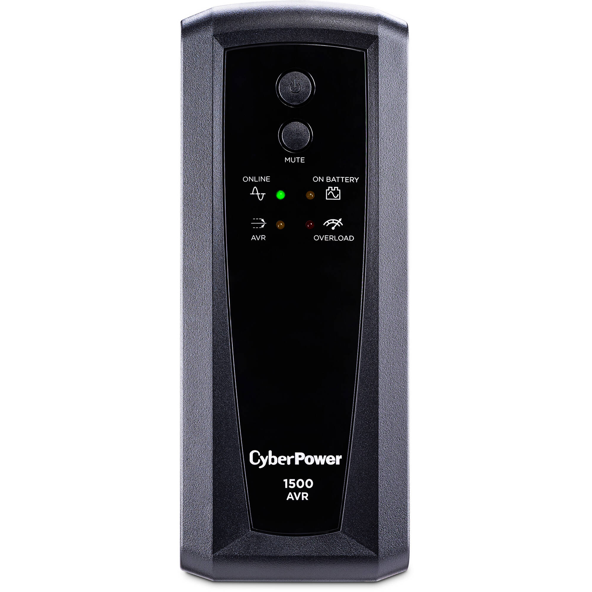 CyberPower CP1500AVRT 1,500 VA 900 W desktop UPS with PowerPanel software — view 2