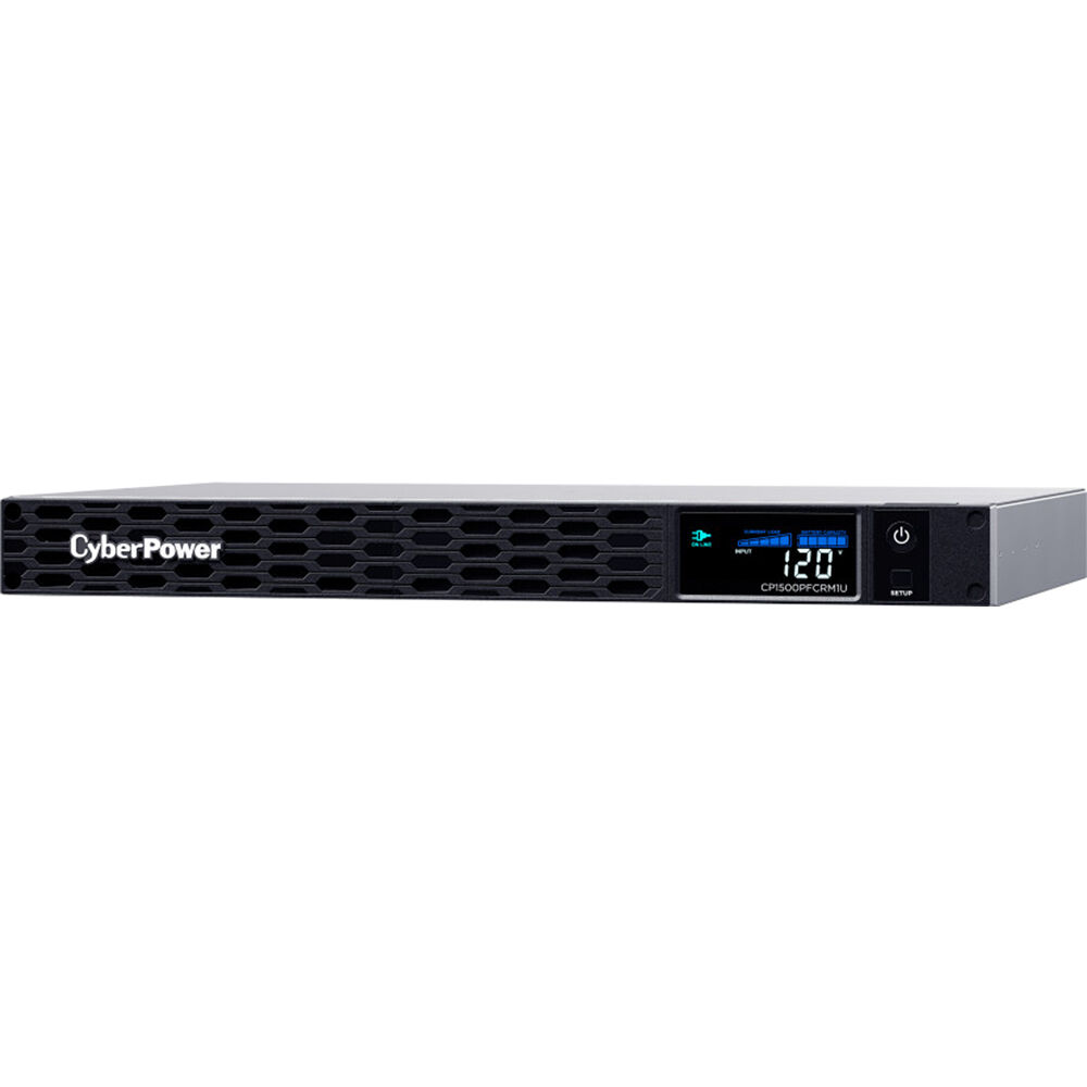 CyberPower CP1500PFCRM1U 1,500 VA 1U rack mount UPS with 6 NEMA 5-15R outlets — view 3