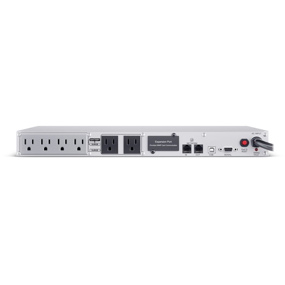 CyberPower CP1500PFCRM1U 1,500 VA 1U rack mount UPS with 6 NEMA 5-15R outlets — view 4