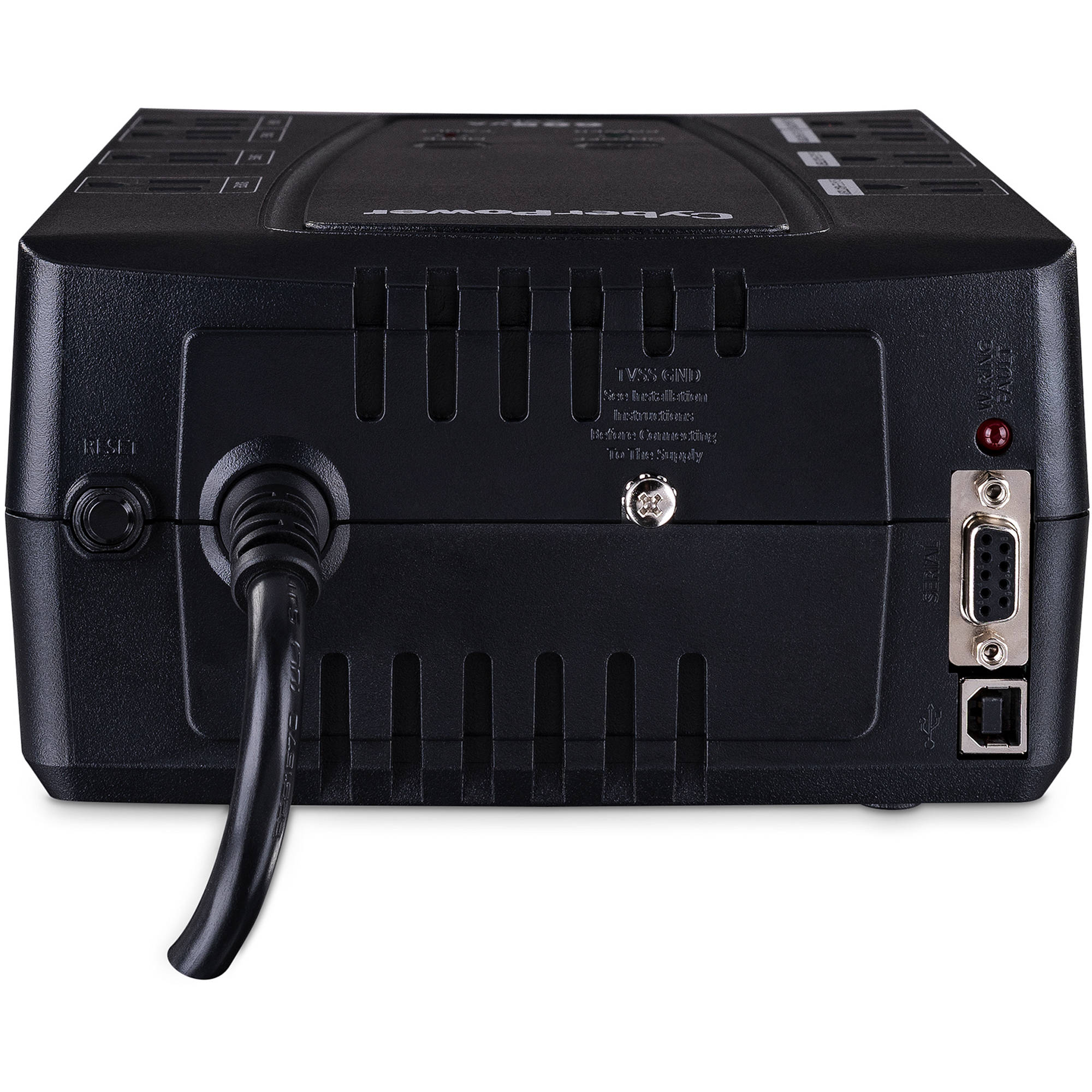 CyberPower CP685AVRG compact 685 VA line-interactive UPS for desktop and network equipment — view 4