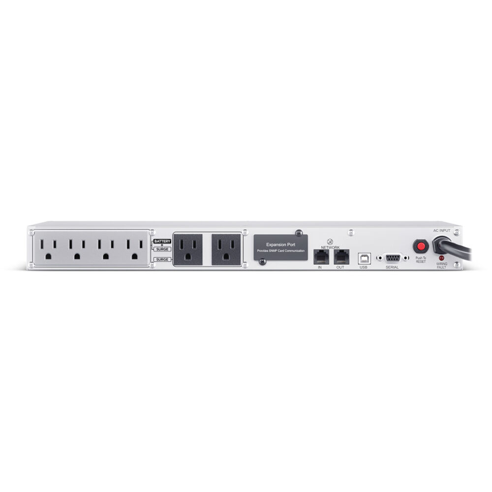CyberPower CP700PFCRM1U 700 VA 1U rack mount UPS with 6 NEMA 5-15R outlets — view 4