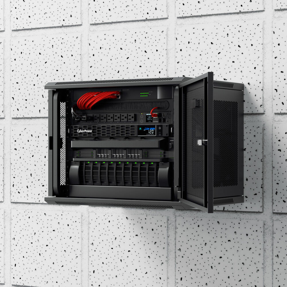 CyberPower CP700PFCRM1U 700 VA 1U rack mount UPS with 6 NEMA 5-15R outlets — view 6