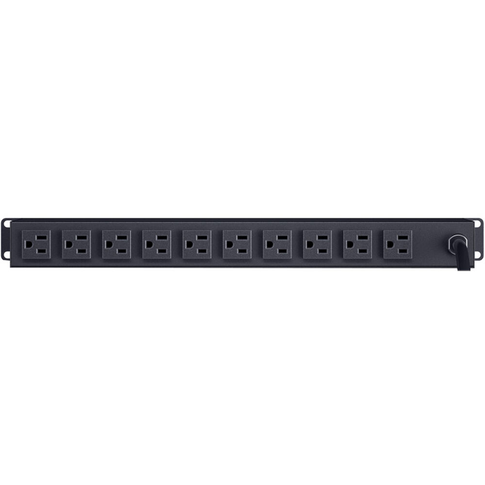 CyberPower CPS1615RMS rack-mount surge protector with 16 outlets for equipment protection — view 3