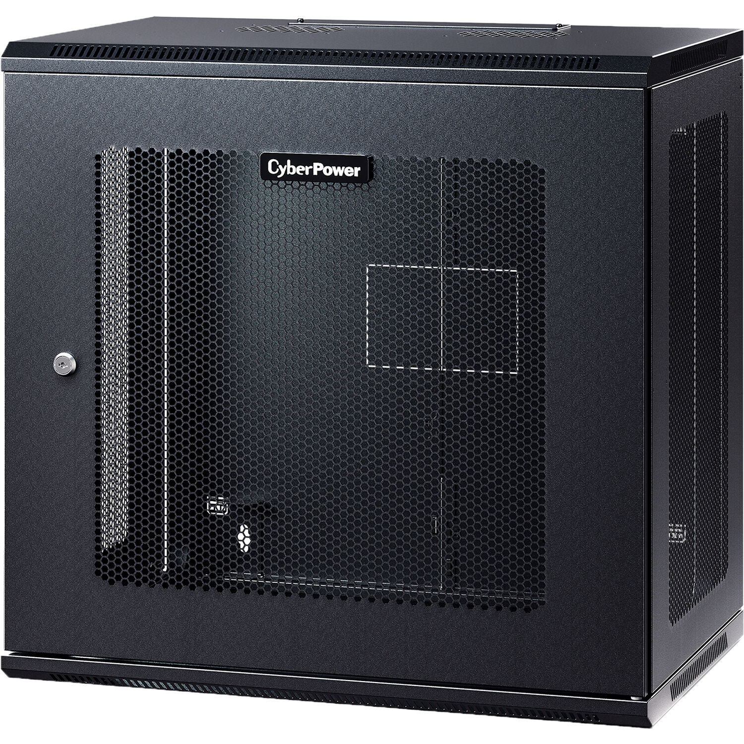 12U Wall Mount Rack Enclosure, EIA-310 Standard 19"" Rack — view 3