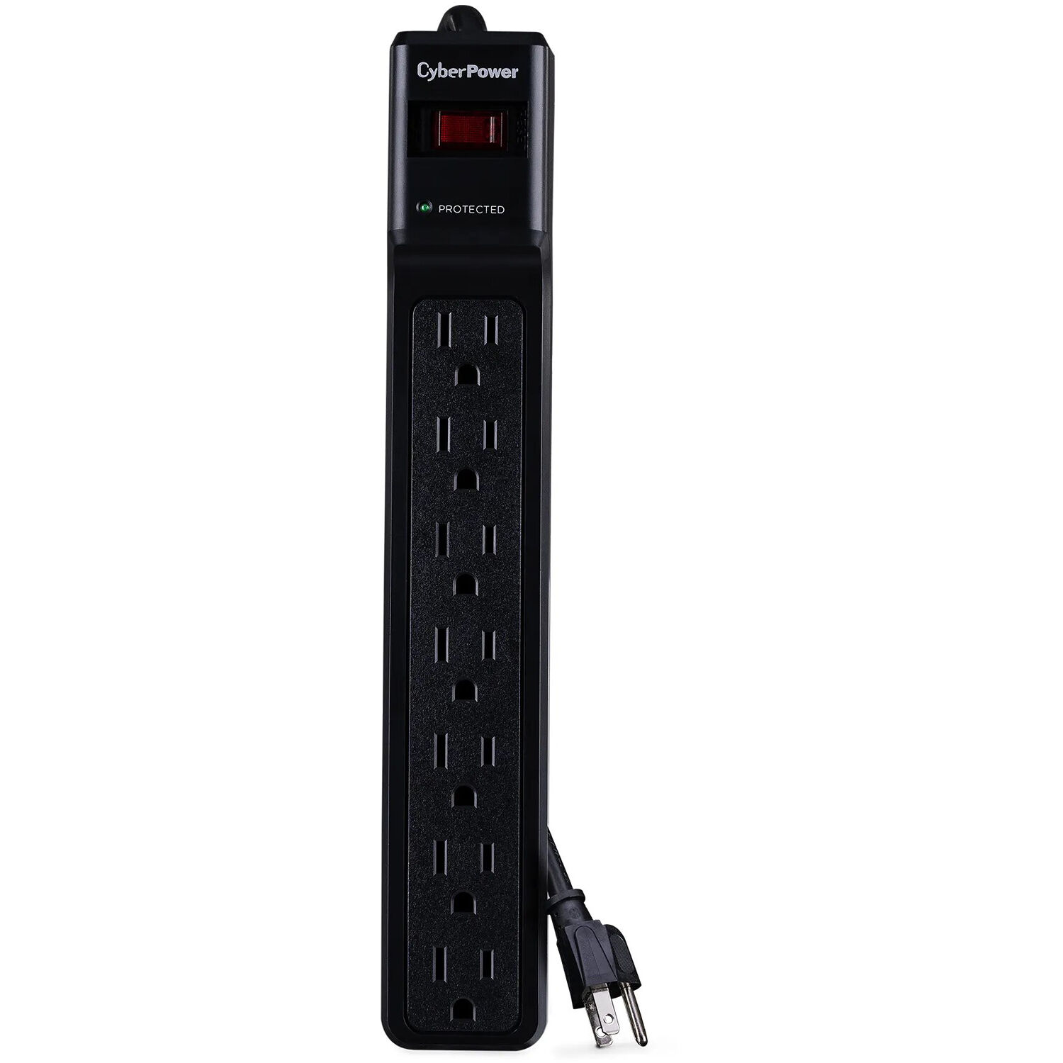 CyberPower Essential Surge CSB706 7-outlet surge protector with 6 ft cord — view 2