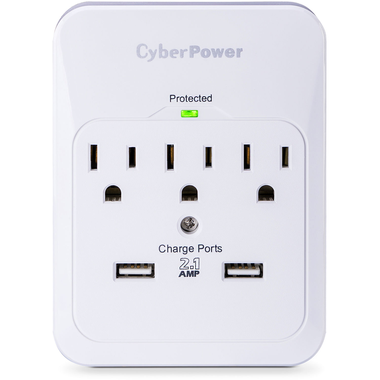 CyberPower CSP300WUR1 professional surge protector with USB charging — view 2