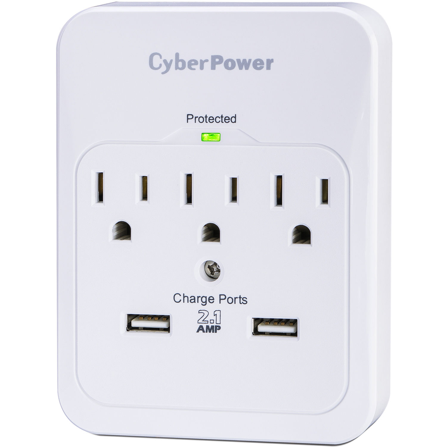 CyberPower CSP300WUR1 professional surge protector with USB charging — view 3
