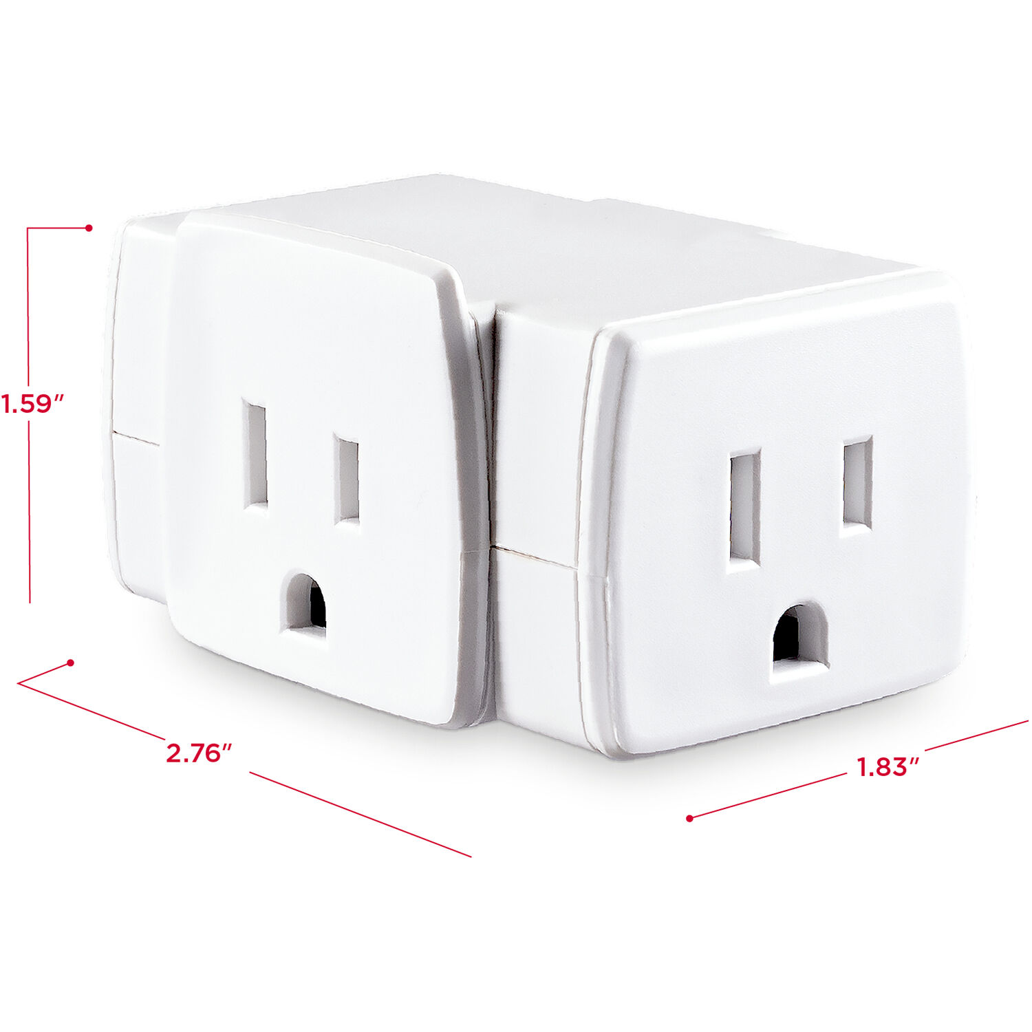 CyberPower GT3WT 3-sided wall tap outlet for compact power distribution — view 6