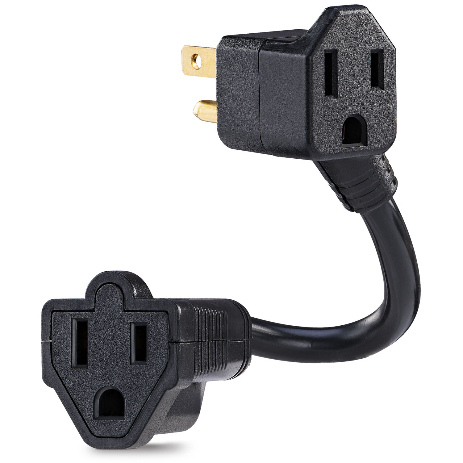 CyberPower HT600WSU2A black wall-tap surge protector with 5 outlets — view 10