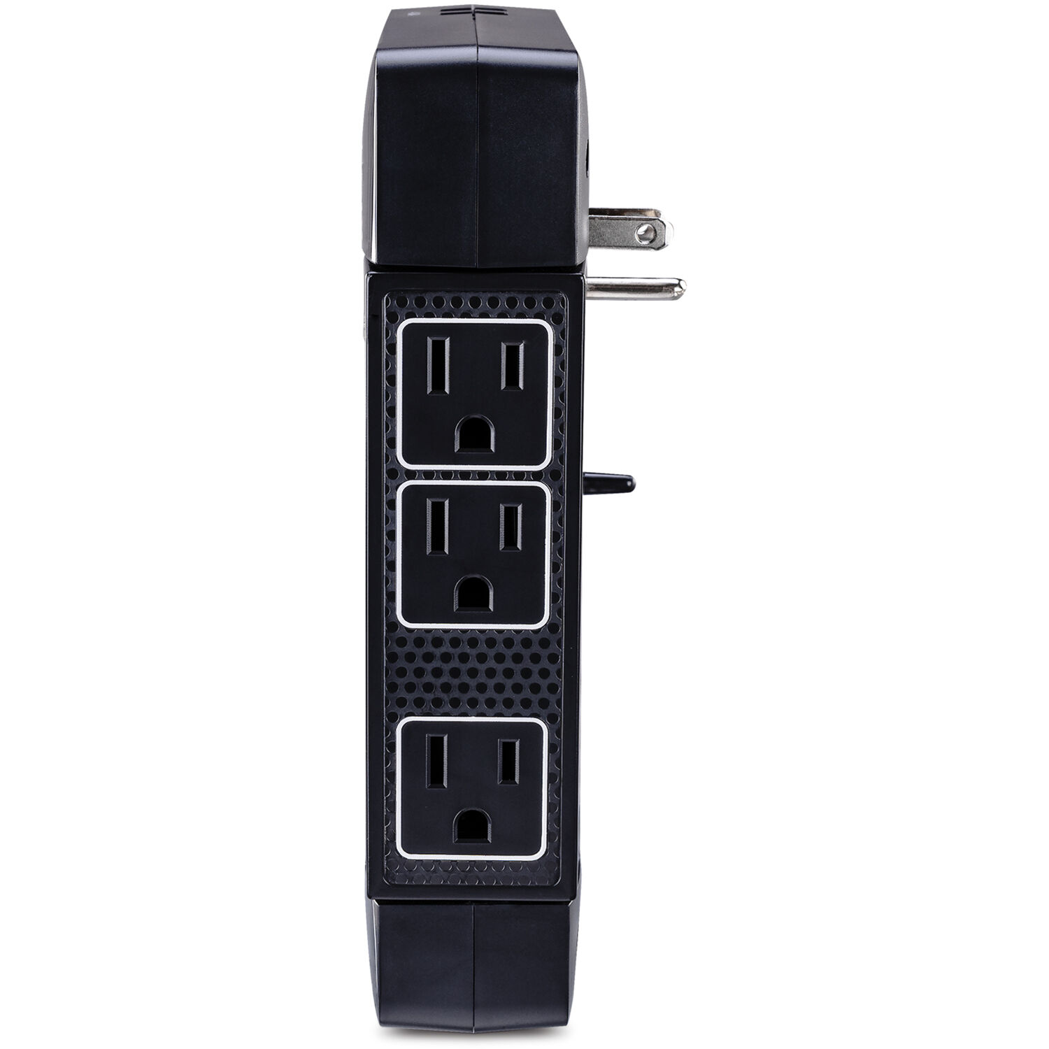 CyberPower HT600WSU2A black wall-tap surge protector with 5 outlets — view 6