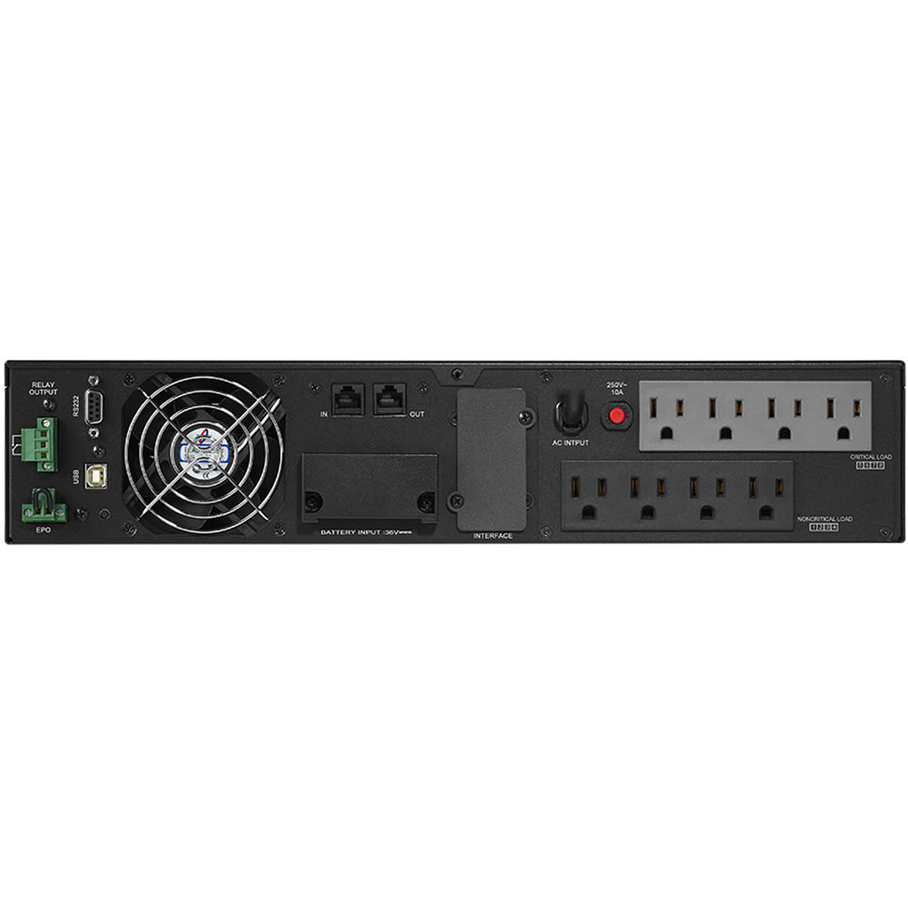1KVA SMART APP ONLINE UPS 2U PURESINE LCD 5-15P 100-125V RT 3YR — view 3