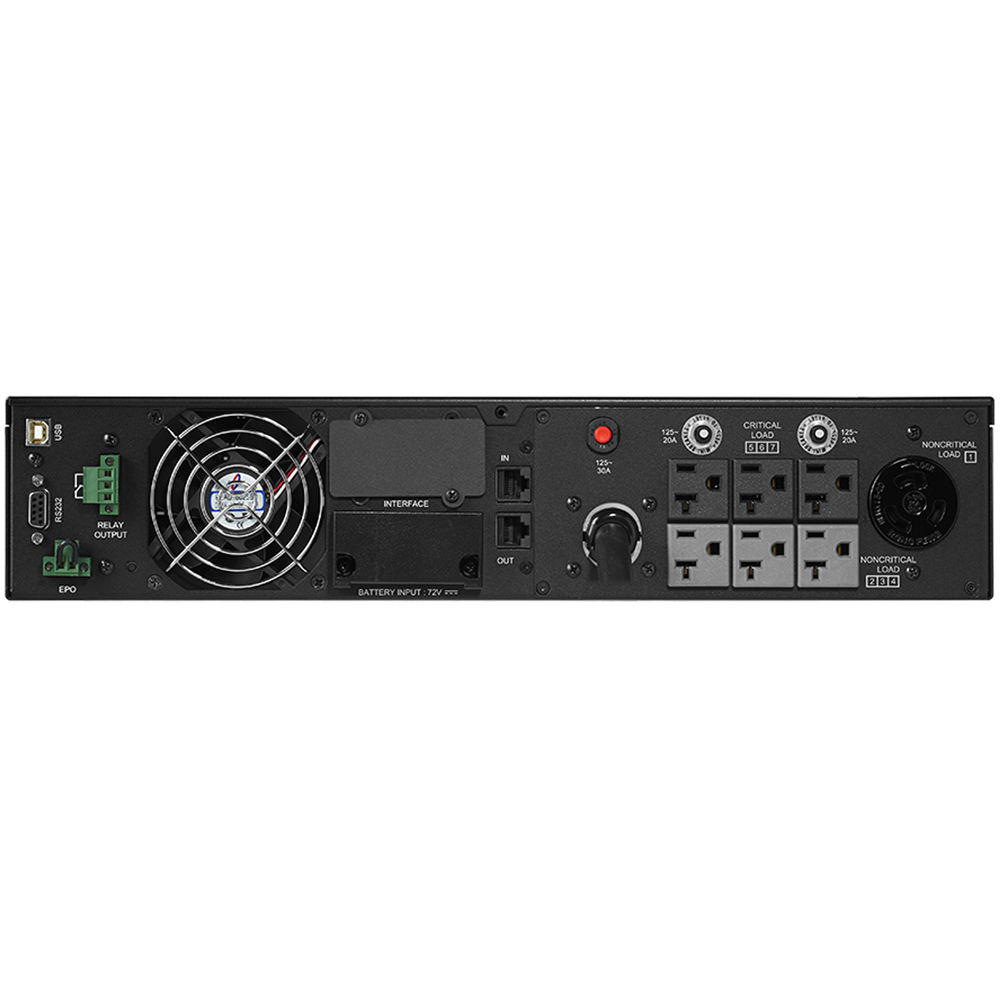 CyberPower OL3000RTXL2U 3,000 VA 2U rackmount online UPS with LCD display — view 3