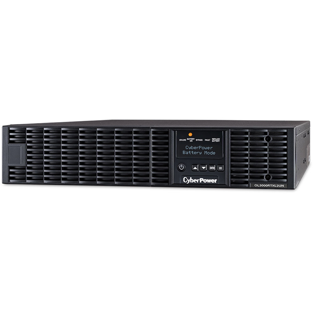 3KVA ONLINE UPS 2U SINE LCD, 5L-30P 100-125V RMCARD205 RT 3Y WTY — view 3