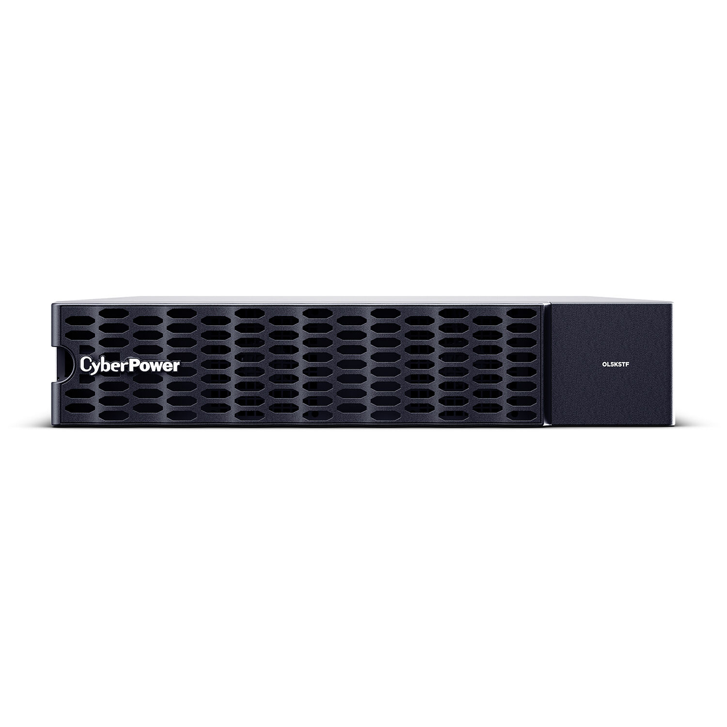 CyberPower OL5KSTF 2U step-down transformer with 12 NEMA 5-20R outlets for rack power distribution — view 2