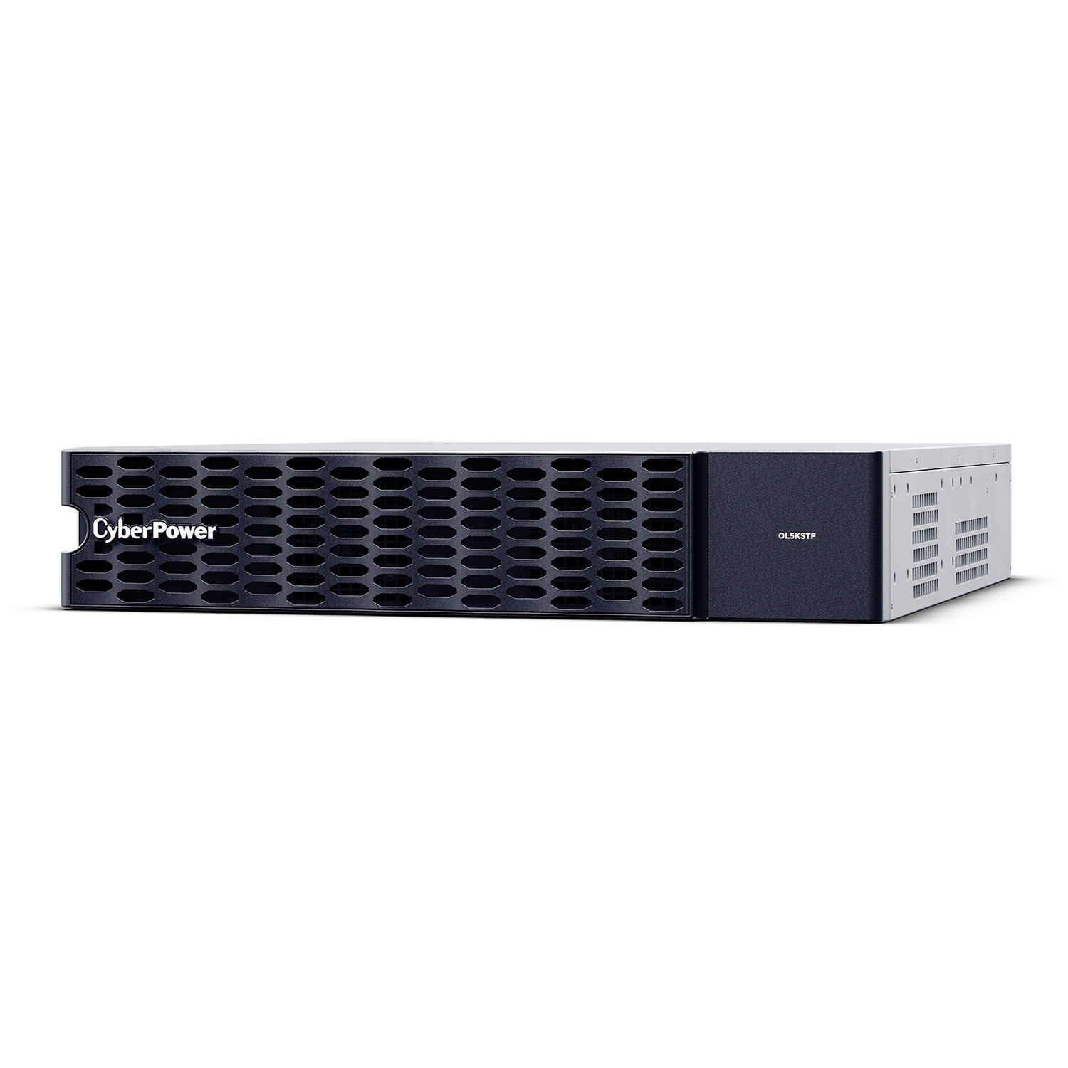 CyberPower OL5KSTF 2U step-down transformer with 12 NEMA 5-20R outlets for rack power distribution — view 3