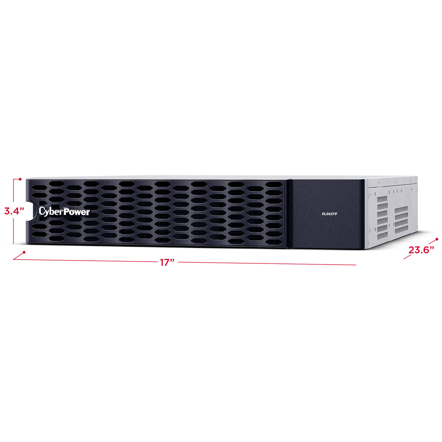 CyberPower OL5KSTF 2U step-down transformer with 12 NEMA 5-20R outlets for rack power distribution — view 9