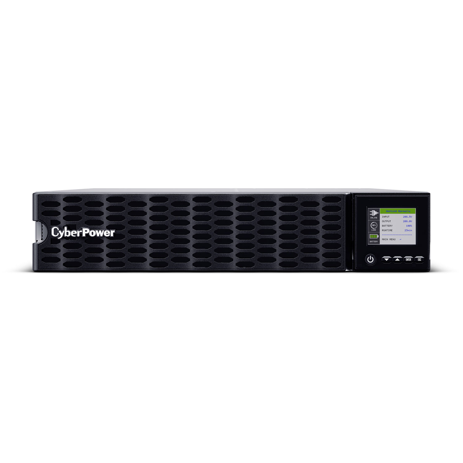 6KVA/6KW ONLINE UPS PF1 2U HW/CORD 200-240V RMCARD RT 3YR WTY — view 2