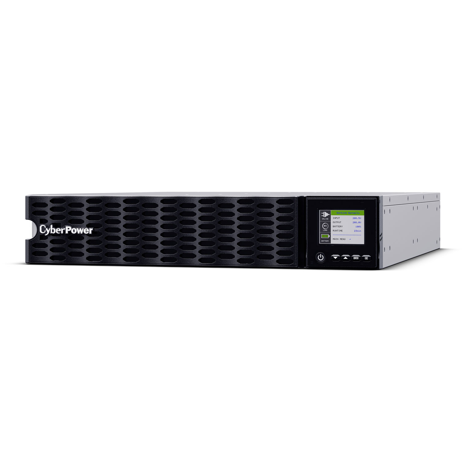 6KVA/6KW ONLINE UPS PF1 2U HW/CORD 200-240V RMCARD RT 3YR WTY — view 3