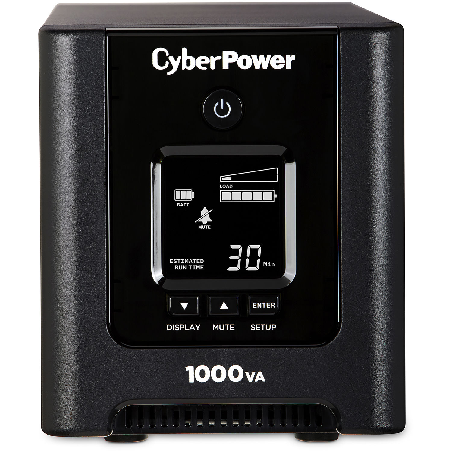 CyberPower OR1000PFCLCD 1,000 VA mini-tower UPS with LCD and eight outlets — view 2