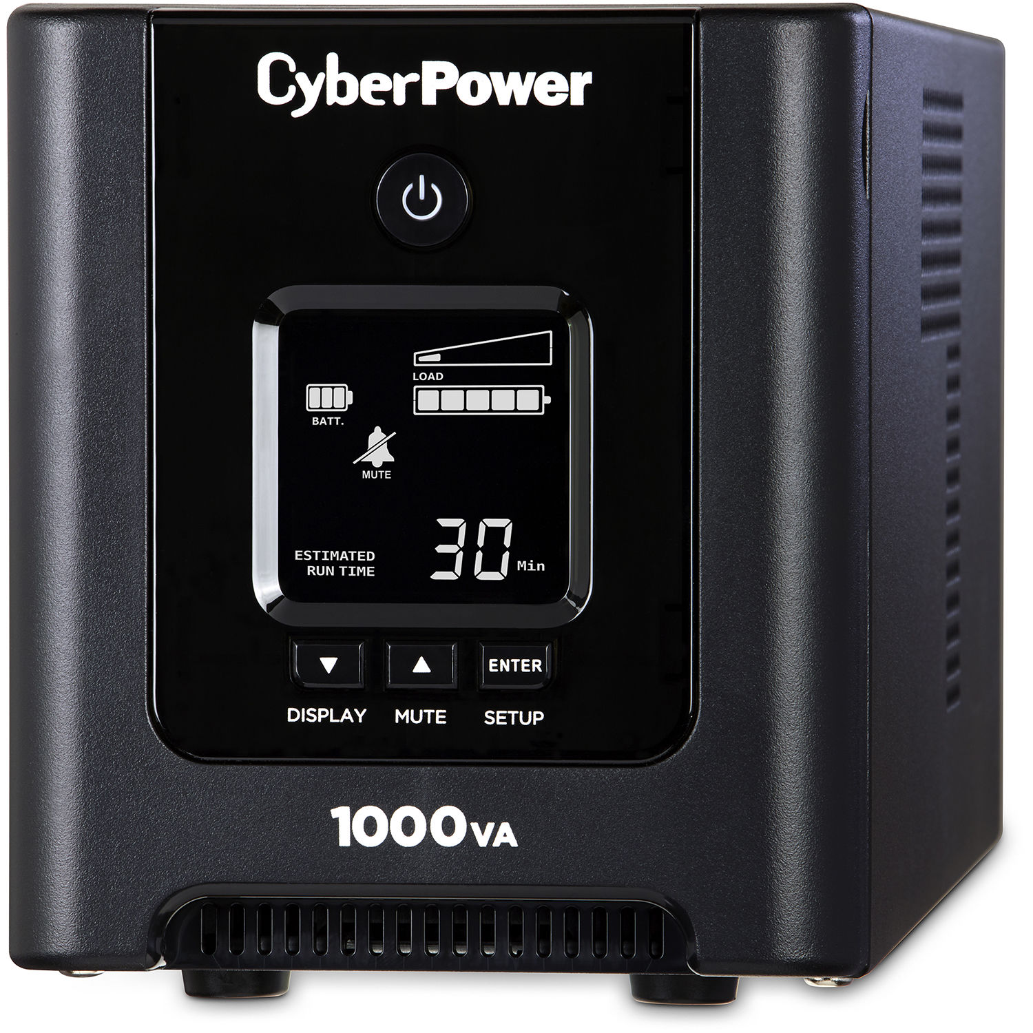CyberPower OR1000PFCLCD 1,000 VA mini-tower UPS with LCD and eight outlets — view 3