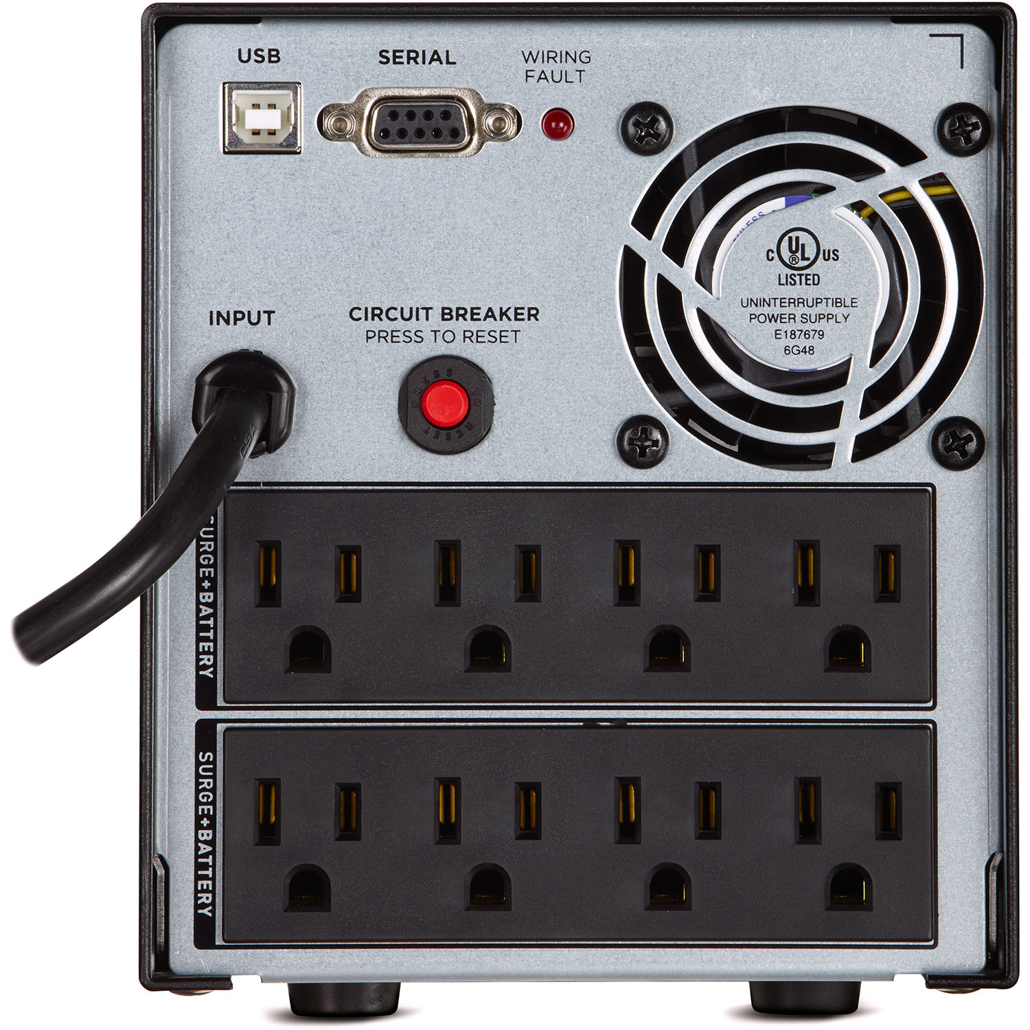 CyberPower OR1500PFCLCD 1,500 VA 1,050 W mini-tower UPS with sine wave output — view 4