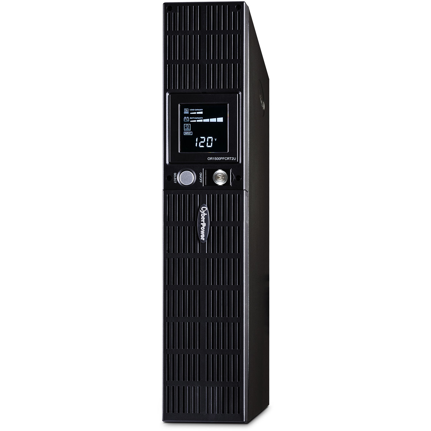CyberPower OR1500PFCRT2U 1,500 VA 1,050 W 2U rack mount UPS with LCD and 8 outlets — view 4