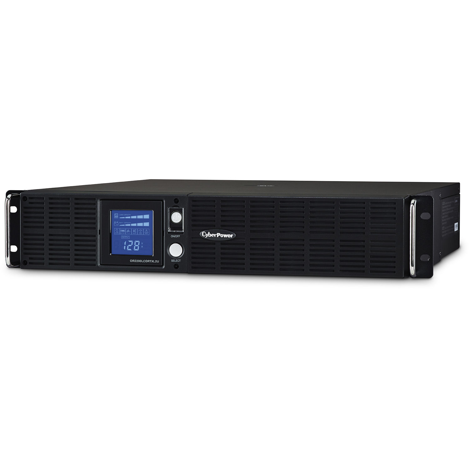 CyberPower OR2200LCDRTXL2U 2,190 VA 1,650 W 2U rack mount UPS with LCD and 8 outlets — view 4