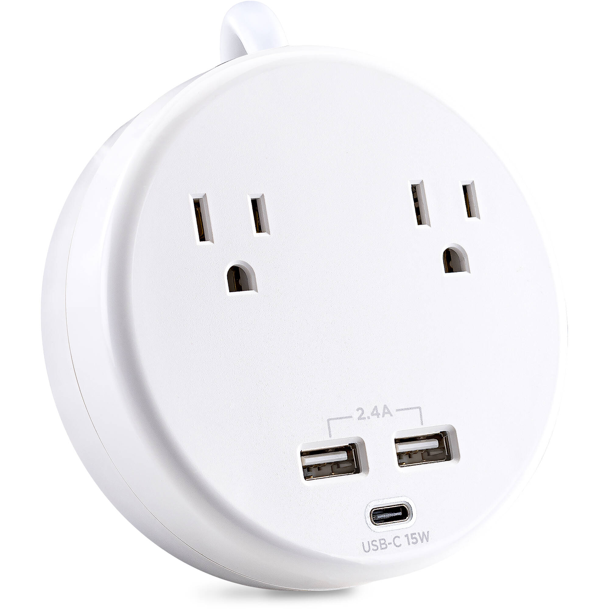 CyberPower P205UC white surge protector with 5 outlets and 5 ft cord — view 3