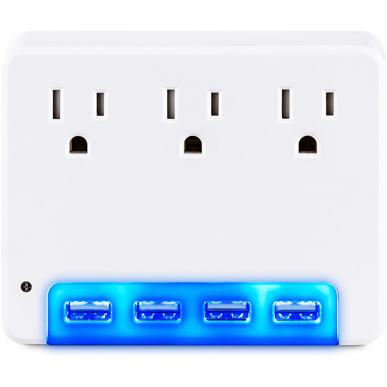 CyberPower P3WUN surge protector with 4 USB ports, 3.4 A output, and night light — view 2
