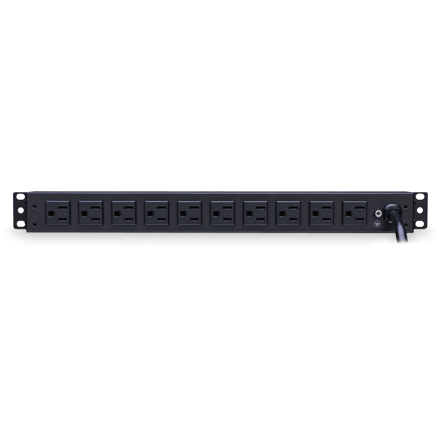 15A Basic PDU 1U 10 Out 5-15R 120V 10R Outlets  5-15P 15FT Cord — view 3