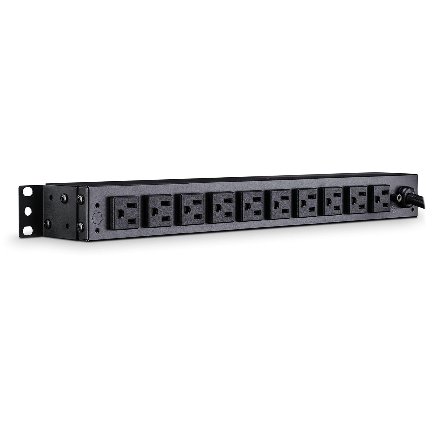 15A (Derated to 12A), 120 V, 50Hz/60Hz, NEMA 5-15P plug, 12 NEMA 5-15R, 1U Rackmount, 15 ft cord, Limited lifetime warranty — view 3