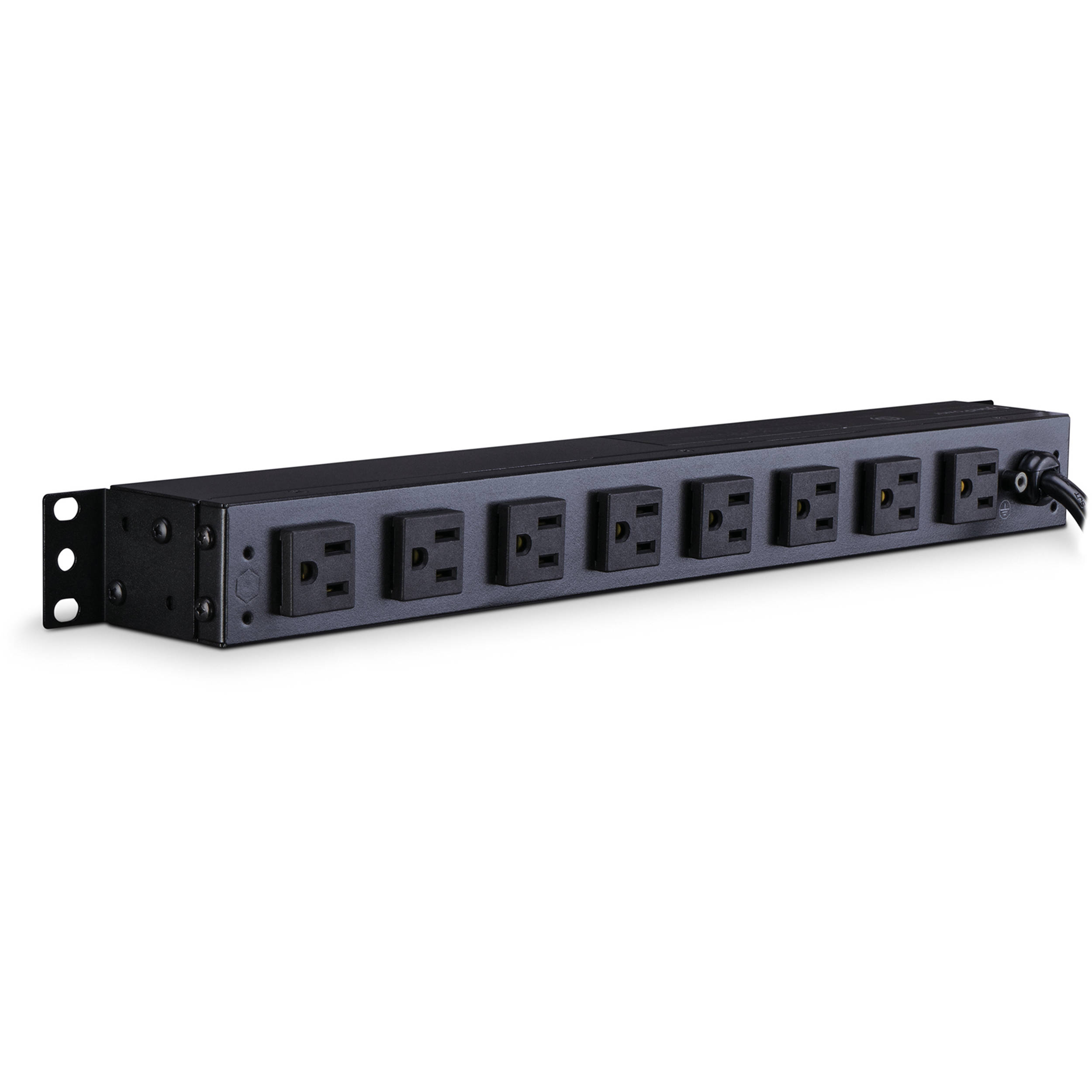 15A Basic PDU 1U 8 Out 5-15R 120V 8R Outlets  5-15P 15FT Cord — view 2