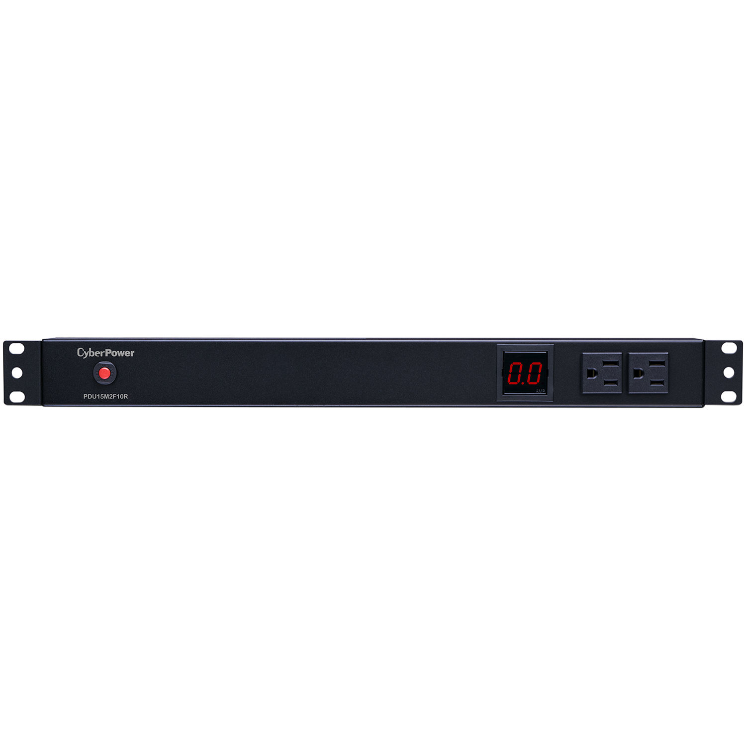 12-outlet (2 front, 10 rear), rackmount metered PDU — view 2