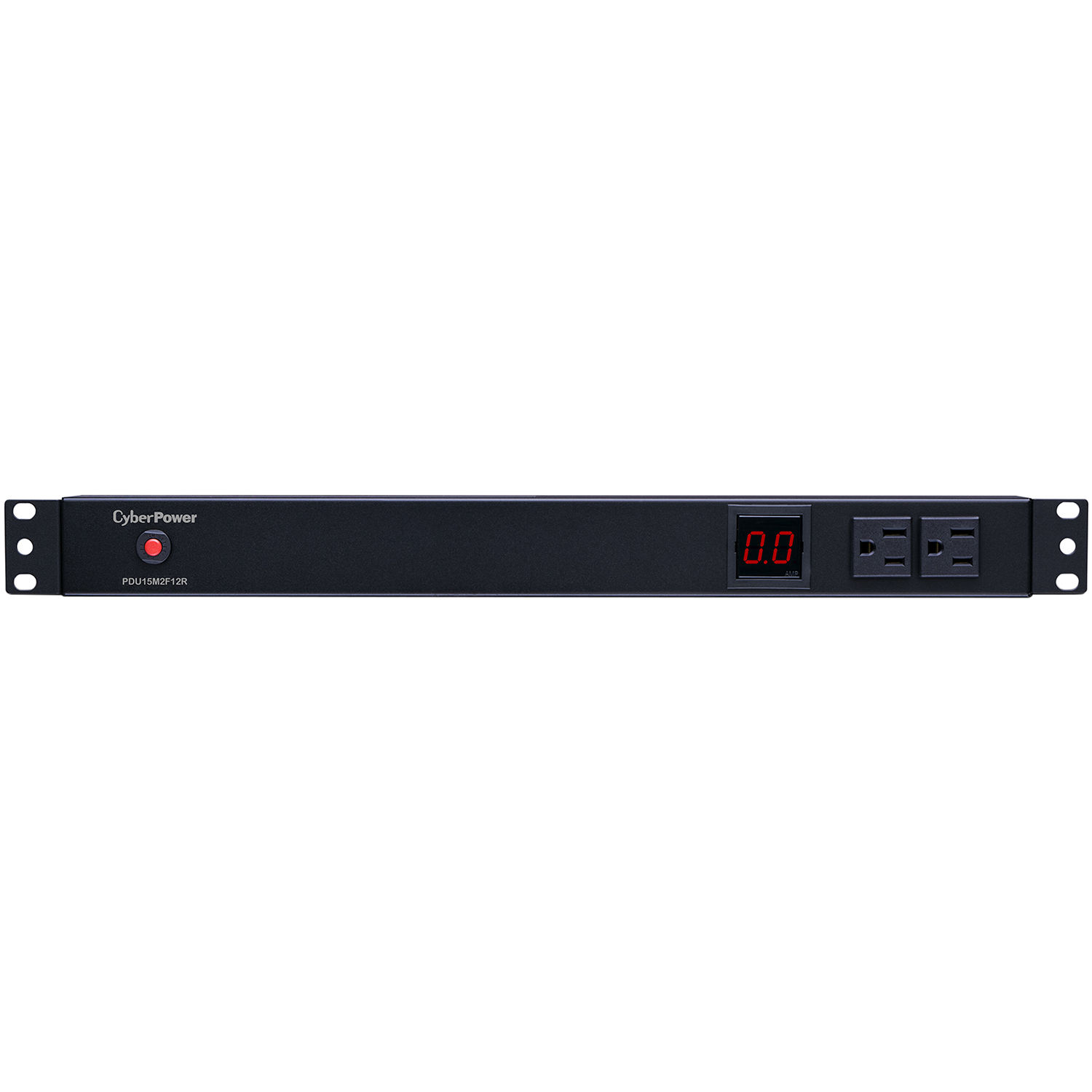 PDU15M2F12R ,, 5-15R (2 Front/ 12 Rear) 19"" 1U RM or 0U VM 5-15P — view 2