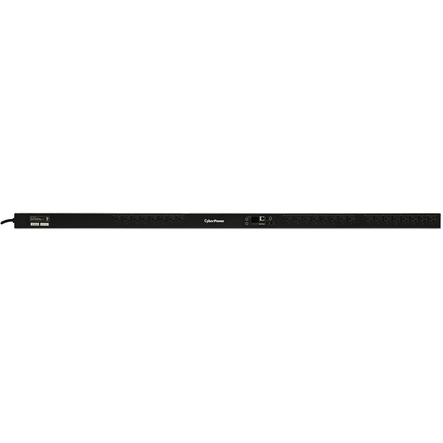 Switched PDU 20A SNMP (L)5-20P Input 120V (24) NEMA5-20R Outlets 10ft Cord 3Yr Wty — view 2