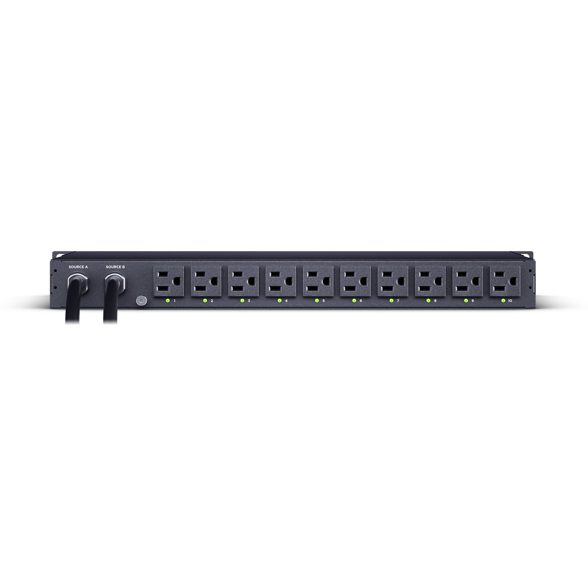 CyberPower SWITCHED ATS PDU 15A rack-mount power distribution unit with 10 outlets — view 4
