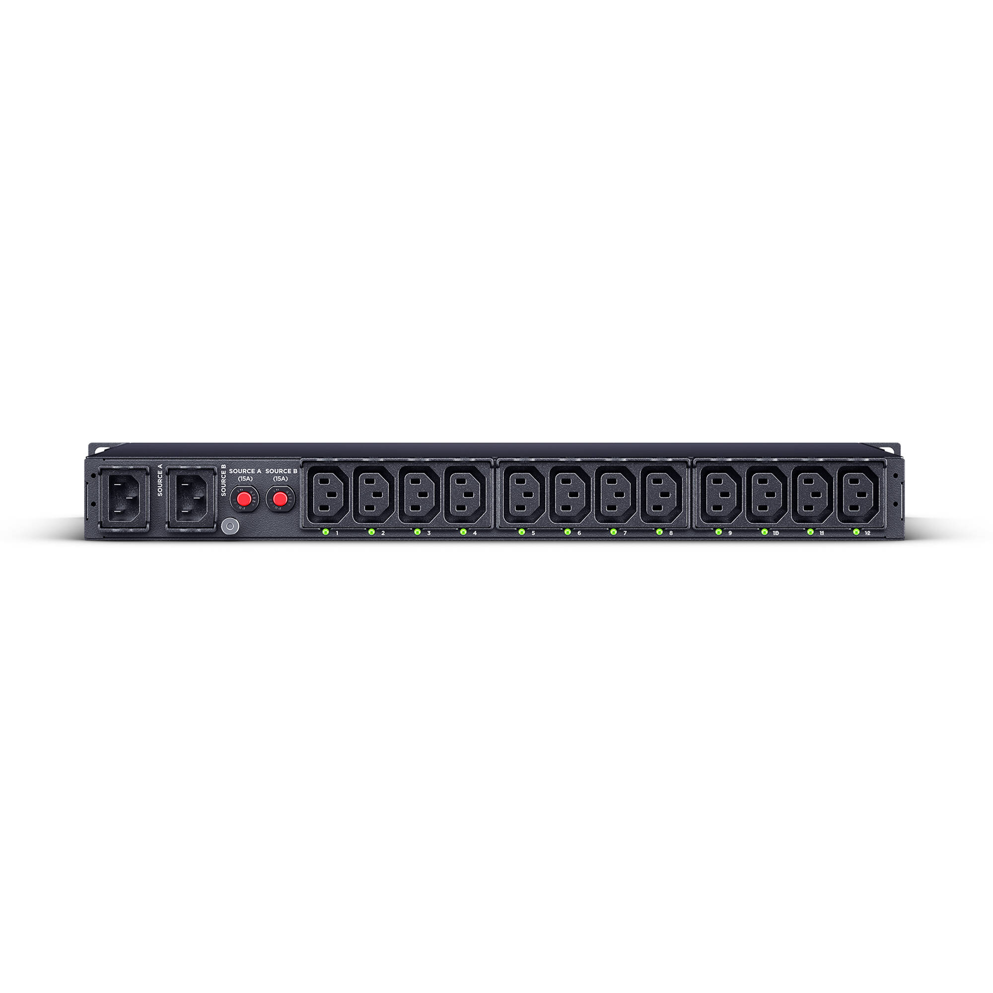 SWITCHED ATS PDU 15A 208V 1U 12 IEC OUTLETS — view 4