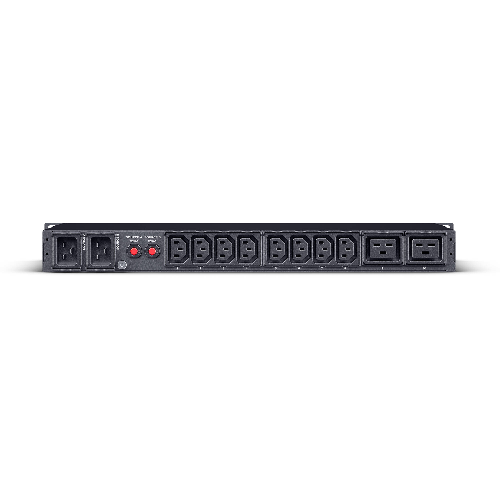 SWITCHED ATS PDU 20A 208V 1U 10 IEC OUTLETS — view 4