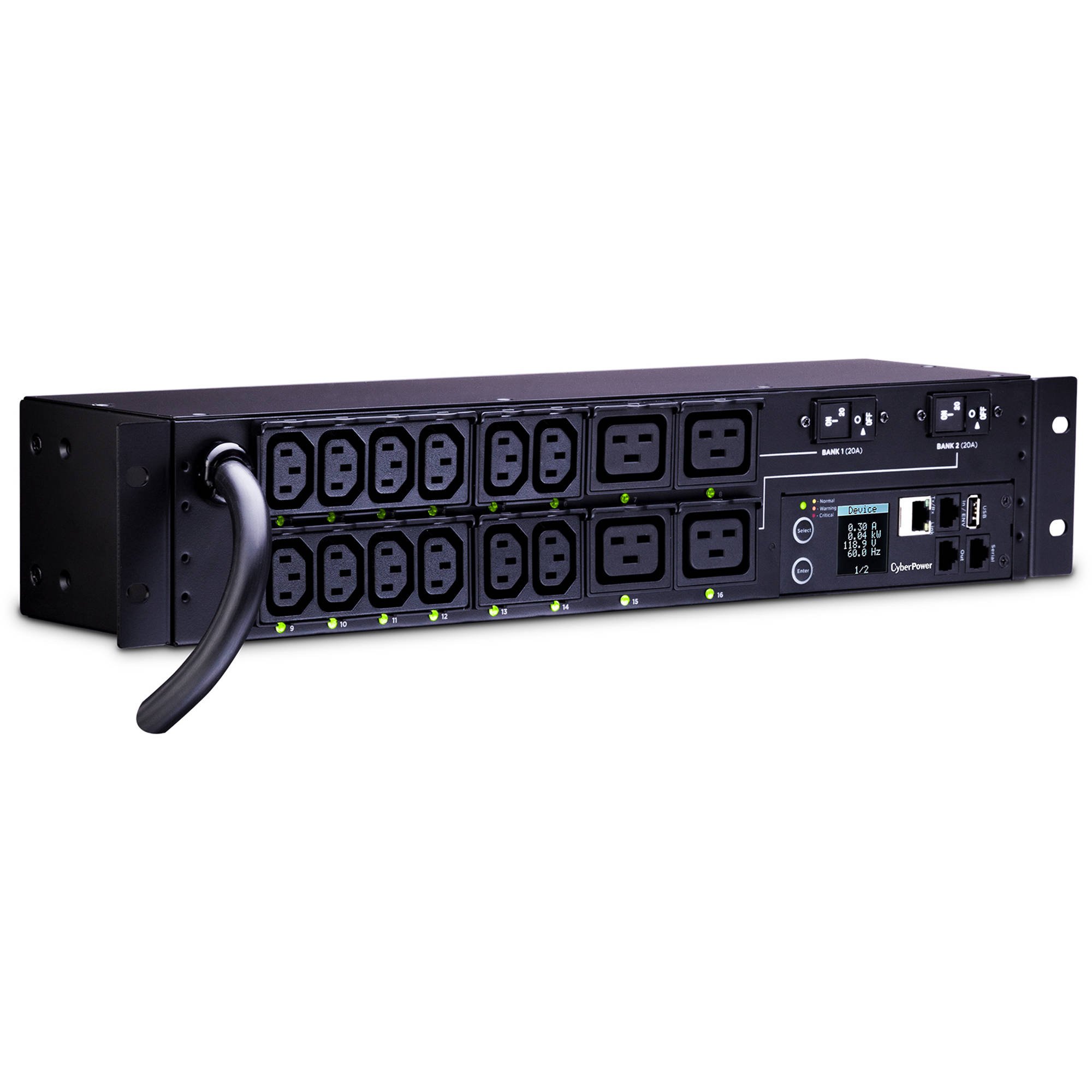 Switched Metered-by-Outlet PDU — view 2