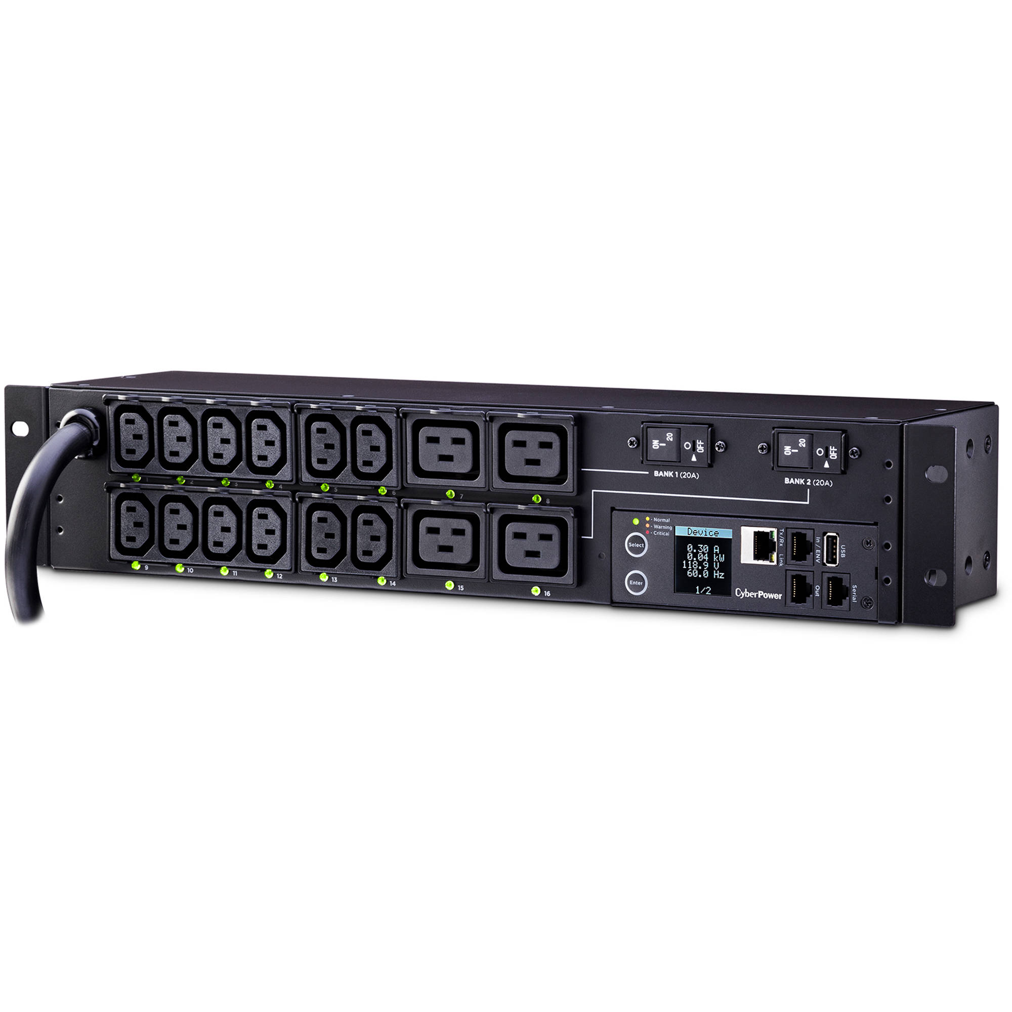 Switched Metered-by-Outlet PDU — view 3