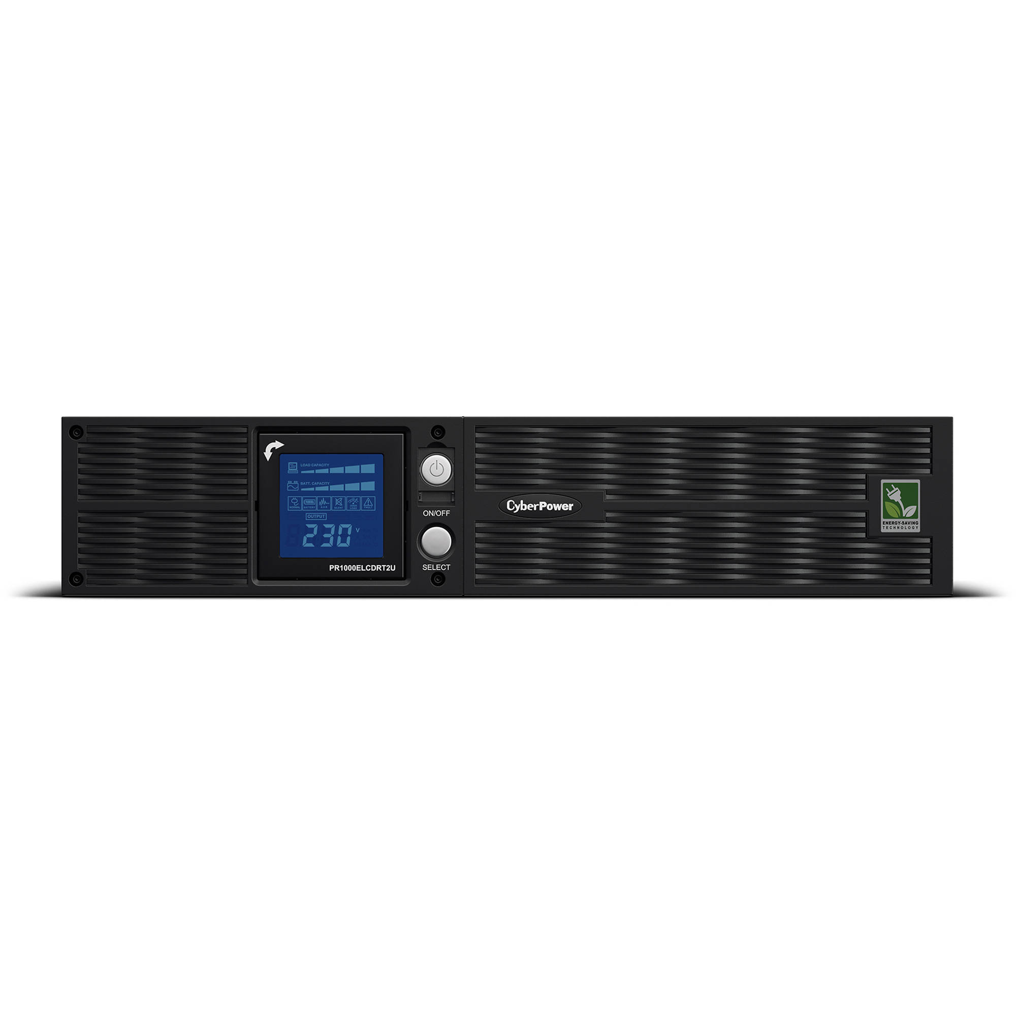CyberPower PR1000ELCDRT2U rack/tower sine wave UPS for servers and network equipment — view 2
