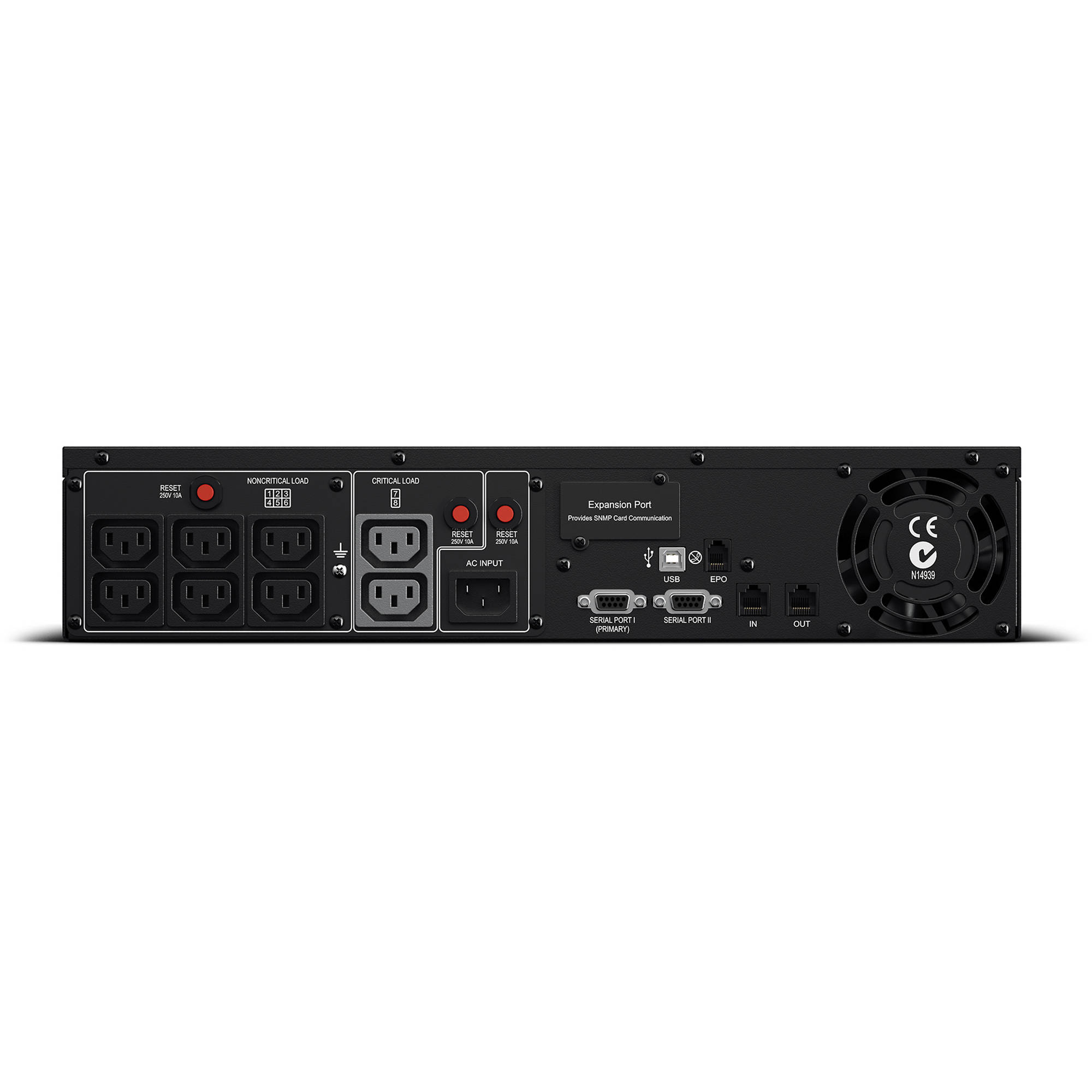 CyberPower PR1000ELCDRT2U rack/tower sine wave UPS for servers and network equipment — view 4