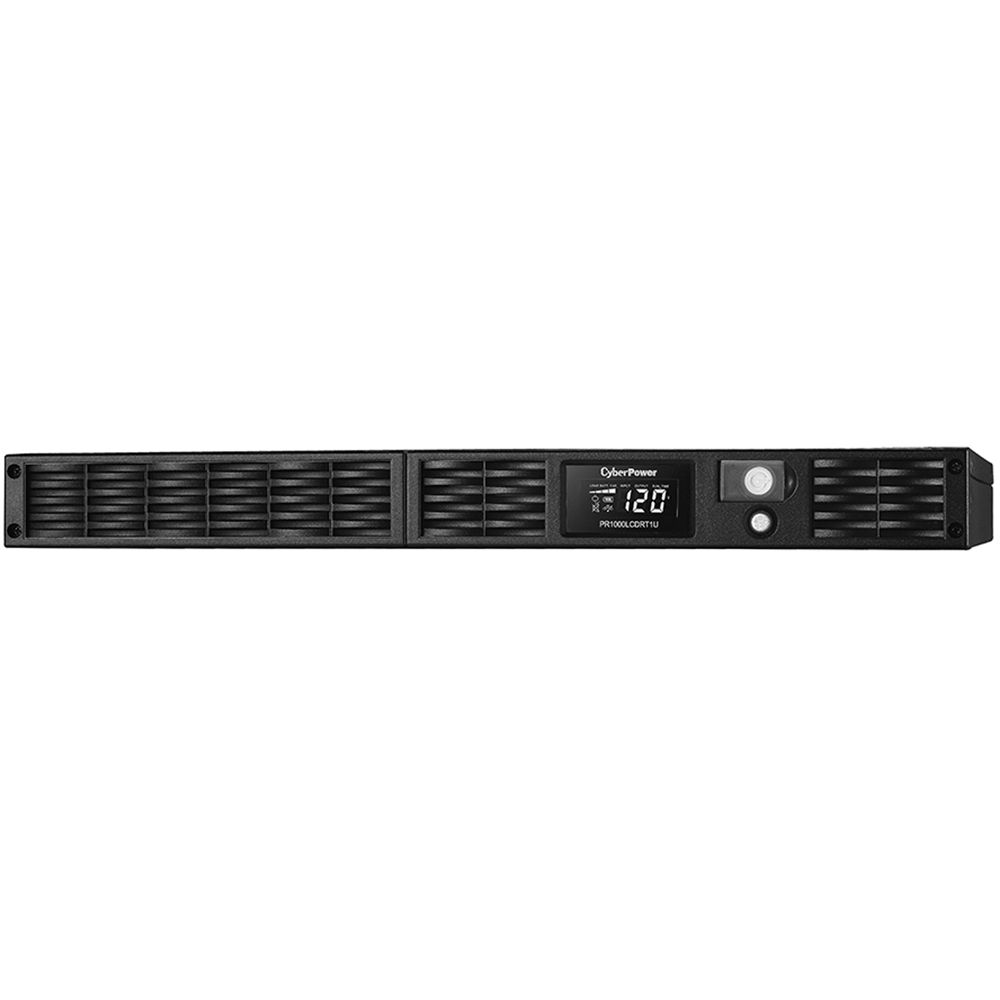 CyberPower PR1000LCDRT1U 1,000 VA sinewave rack mount UPS with LCD and 7 outlets — view 2